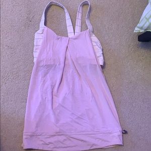 Light pink Lululemon tank top - built in bra